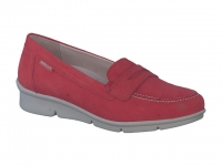 Chaussure mephisto bottines modele diva nubuck rouge